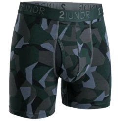 2UNDR 2 Pack - Swing Shift Boxer Brief Water/Forest Camo -All Golf Shop 2UNDR 2 Pack Swing Shift Boxer Brief WaterForest Camo Apparel 4