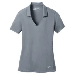 Custom Logo Nike Dr-Fit Vertical Mesh Women's Polo - Embroidery -All Golf Shop Custom Logo Nike Dr Fit Vertical Mesh Womens Polo Embroidery Polo 4