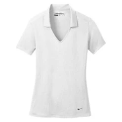Custom Logo Nike Dr-Fit Vertical Mesh Women's Polo - Embroidery -All Golf Shop Custom Logo Nike Dr Fit Vertical Mesh Womens Polo Embroidery Polo 7