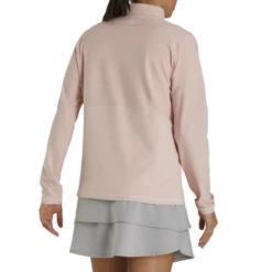 Footjoy Womens 1/2 Zip Ribbed Midlayer -All Golf Shop Footjoy Womens 12 Zip Ribbed Midlayer Apparel 3