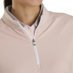 Footjoy Womens 1/2 Zip Ribbed Midlayer -All Golf Shop Footjoy Womens 12 Zip Ribbed Midlayer Apparel 4