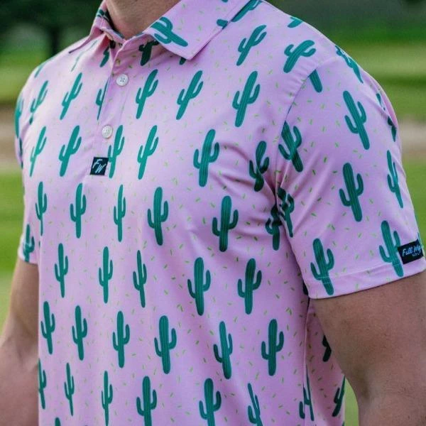 Full Wedge Golf - Cactus Hack Polo - Mens 4 Full Wedge Golf - Cactus Hack Polo - Mens - Image 2