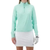 Full Wedge Golf - Mint Q-Zip - Womens -All Golf Shop Full Wedge Golf Mint Q Zip Womens Pullover